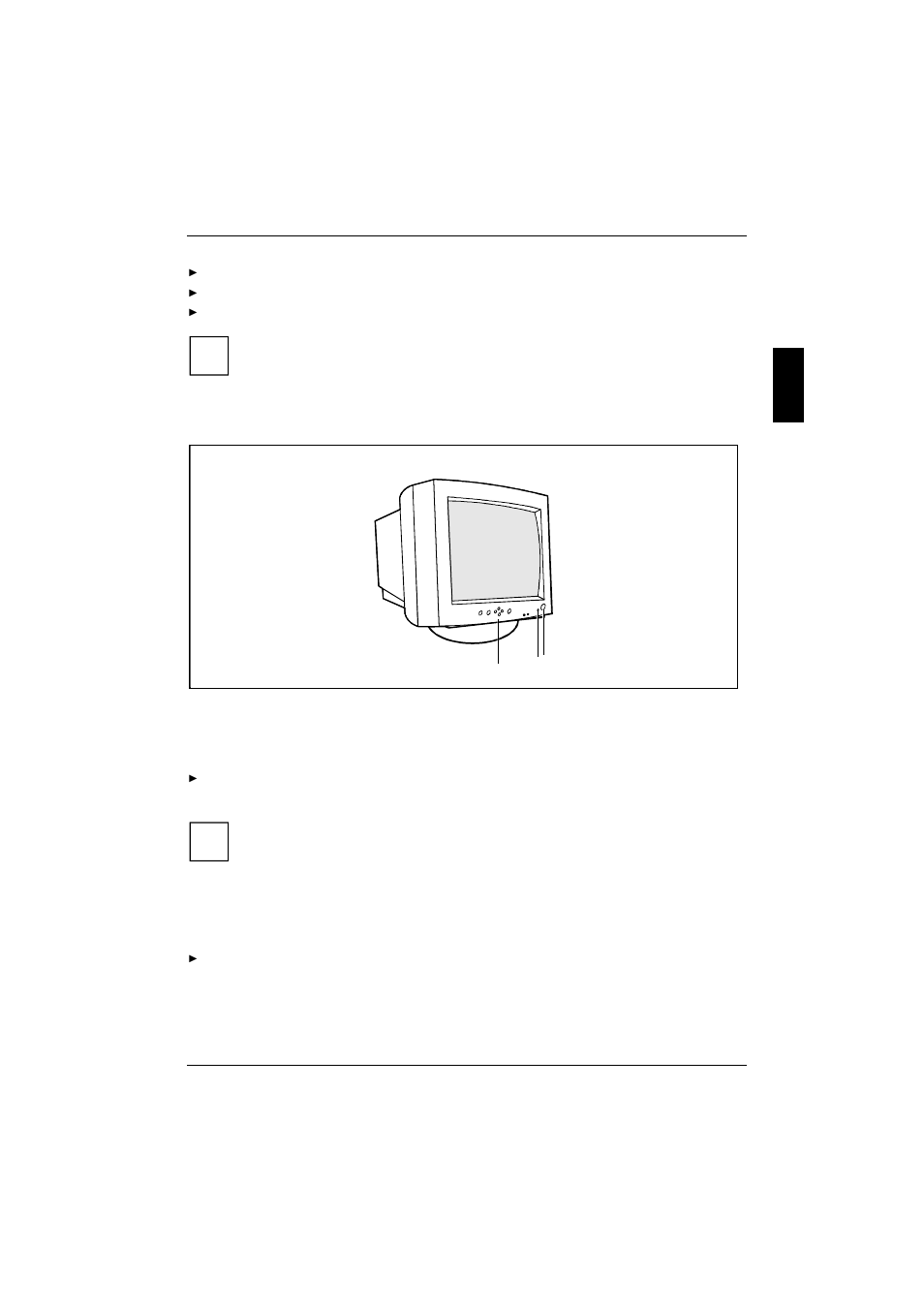 Operation of the monitor, Switching the monitor on, Switching the monitor off | Siemens MCM 1902 User Manual | Page 17 / 27