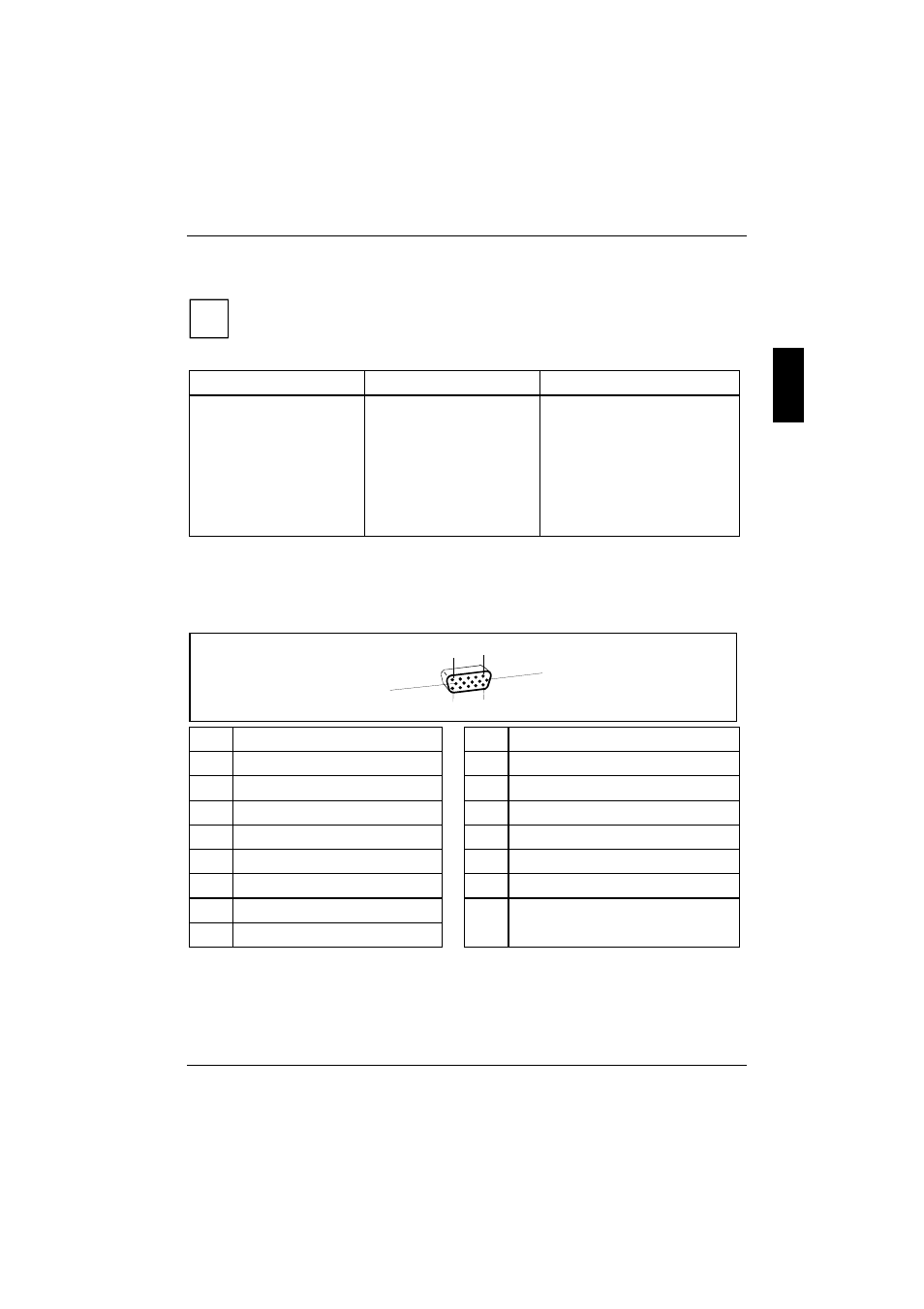 Preset operating modes, Pin assignment d-sub (15-pin) | Siemens MCM 1902 User Manual | Page 25 / 27