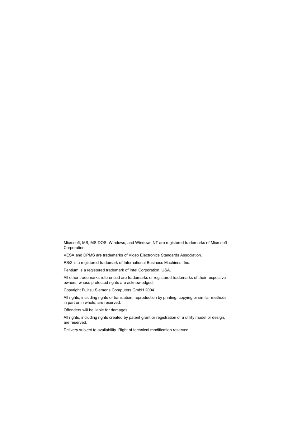 Siemens AMILO A Series User Manual | Page 6 / 17