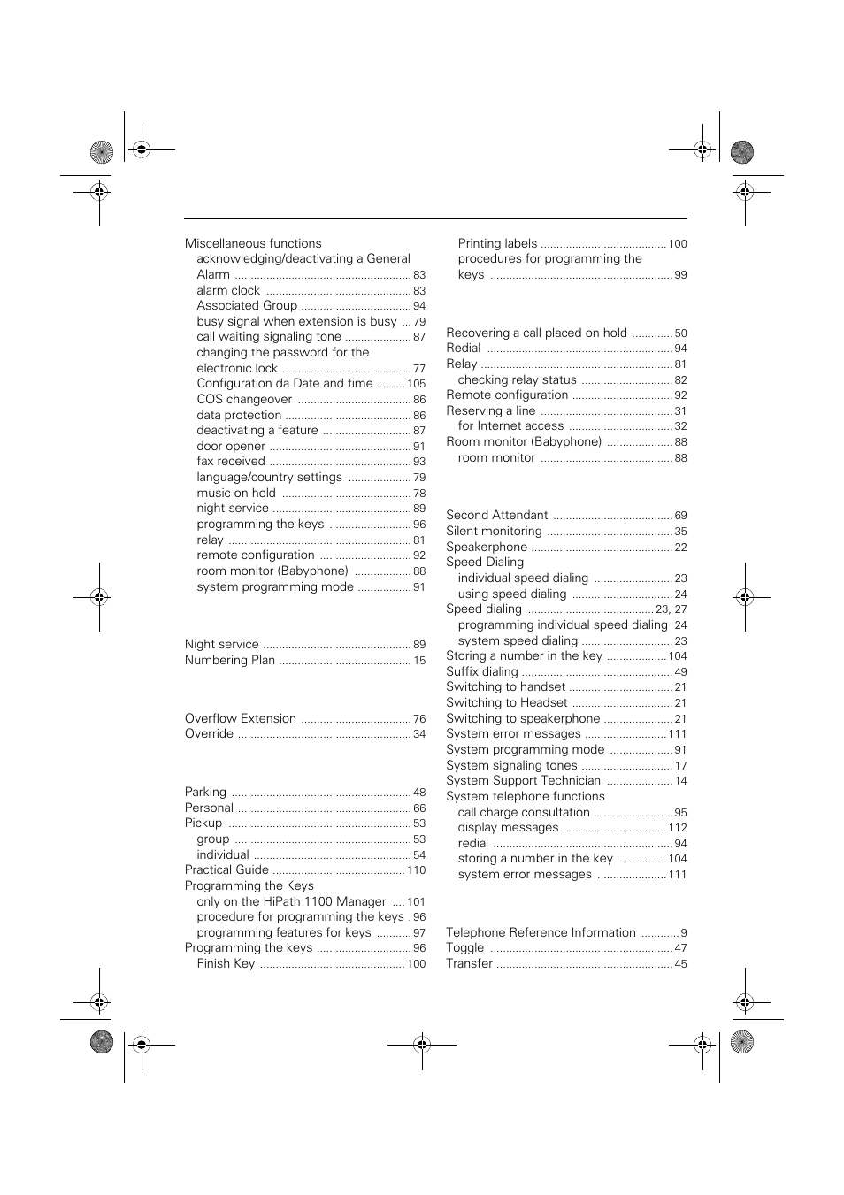 Siemens HIPATH 1190 User Manual | Page 115 / 127