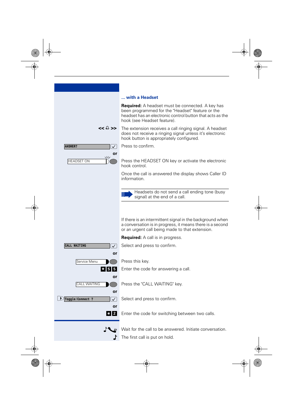 Answering a call on hold | Siemens HIPATH 1190 User Manual | Page 52 / 127