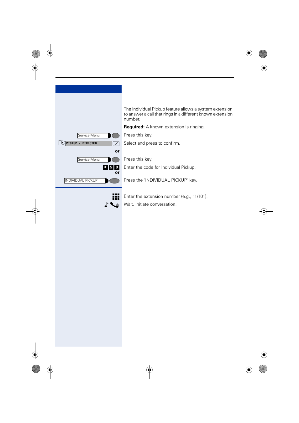 Individual | Siemens HIPATH 1190 User Manual | Page 54 / 127