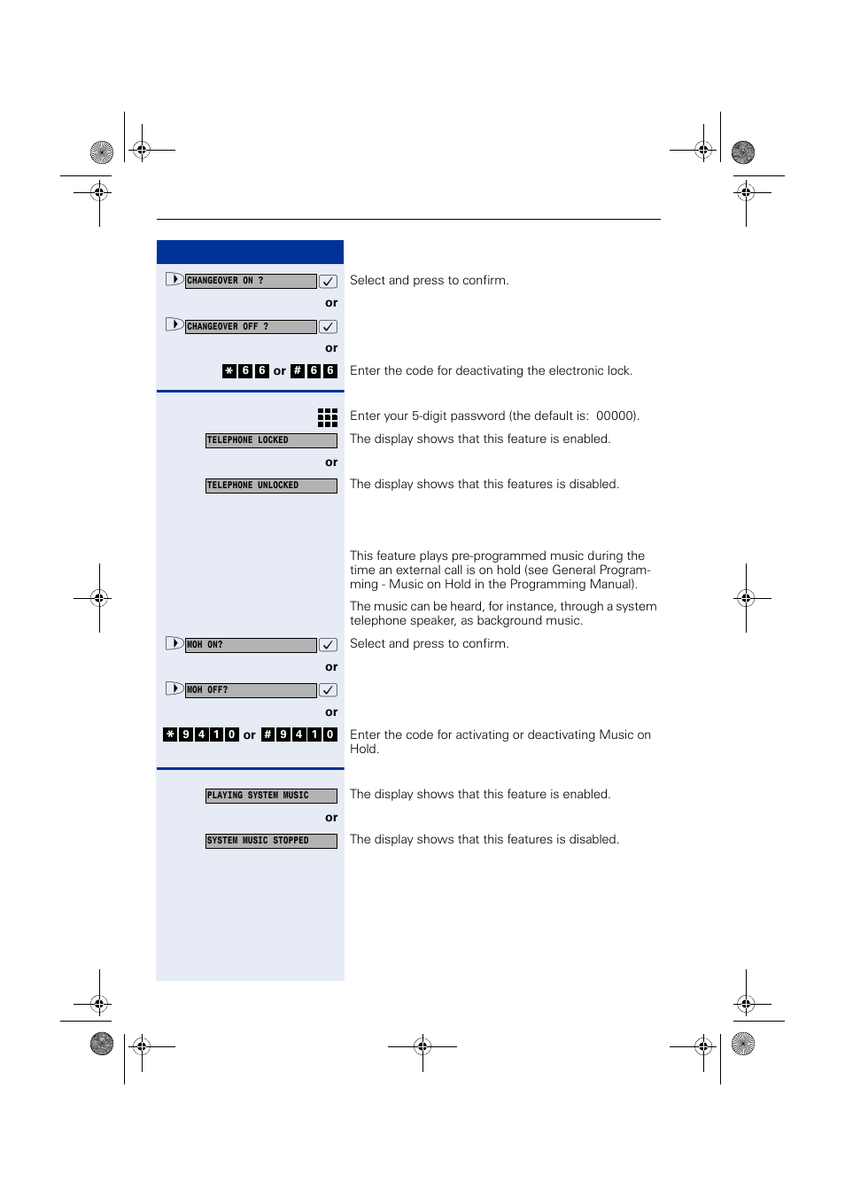 Music on hold | Siemens HIPATH 1190 User Manual | Page 78 / 127