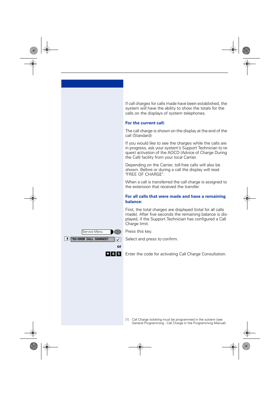 Call charge consultation | Siemens HIPATH 1190 User Manual | Page 95 / 127