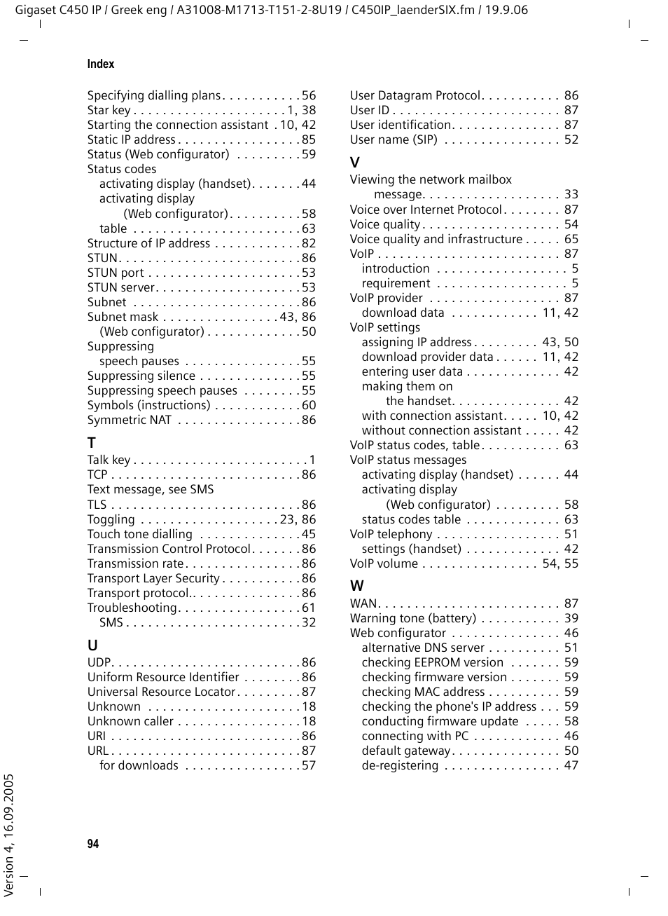 Siemens Gigaset C450 IP User Manual | Page 95 / 98