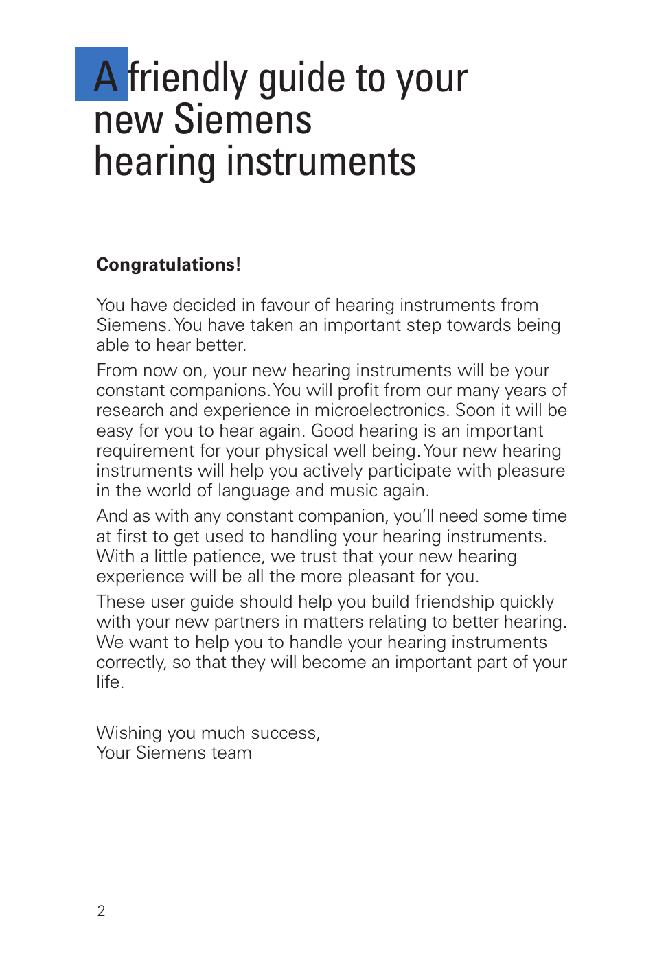 Siemens INFINITI Pro User Manual | Page 2 / 48