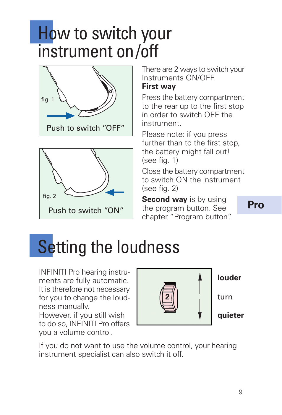 Siemens INFINITI Pro User Manual | Page 9 / 48