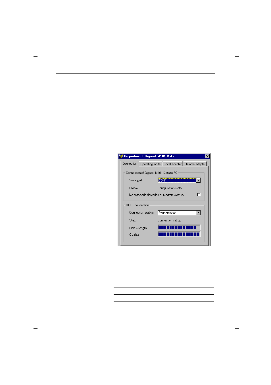 Configuration program options | Siemens M101 User Manual | Page 12 / 37