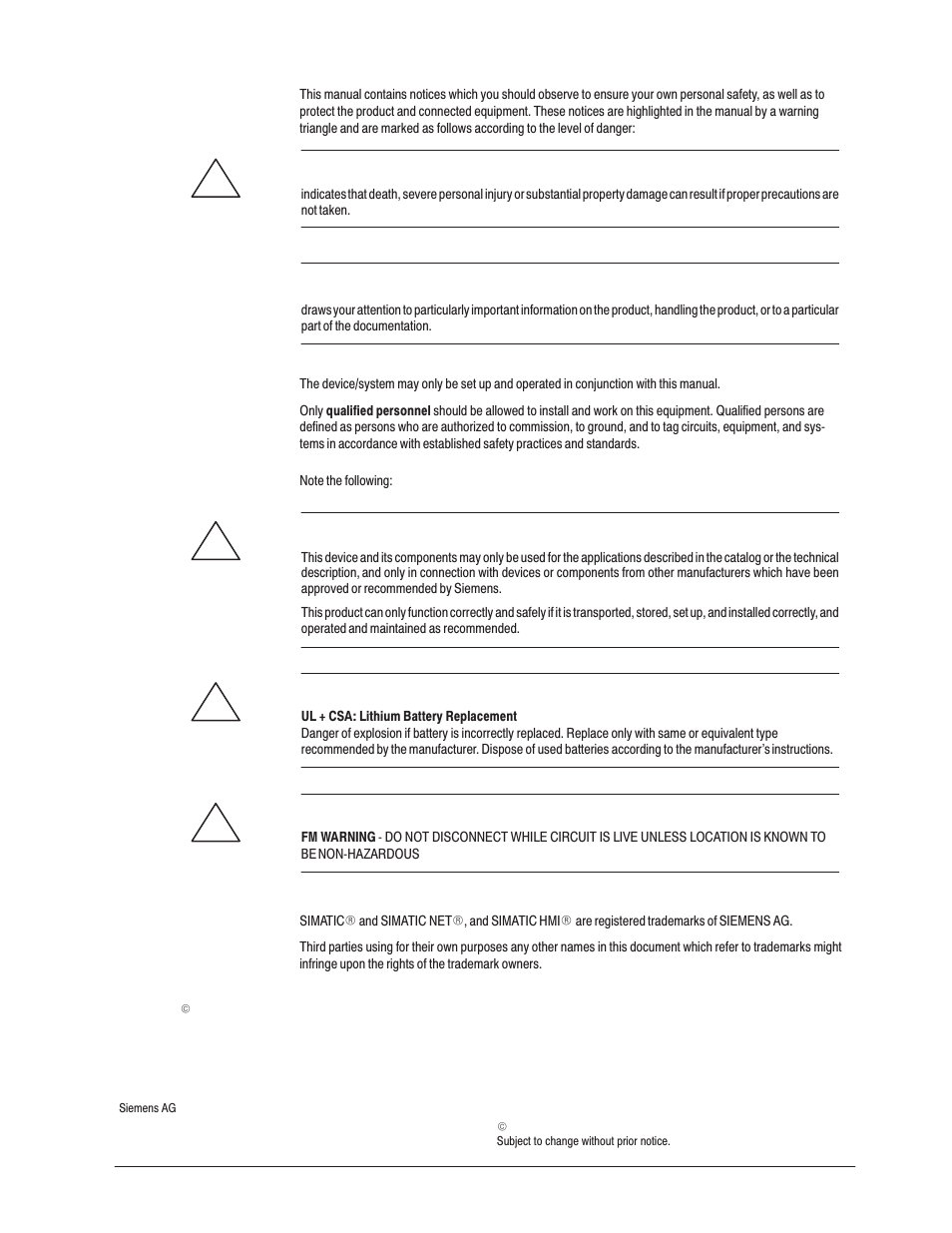 Siemens S5-135U/155U User Manual | Page 2 / 560