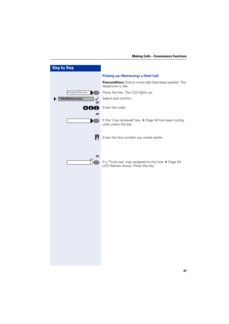 Siemens optiPoint 400 User Manual | Page 47 / 119