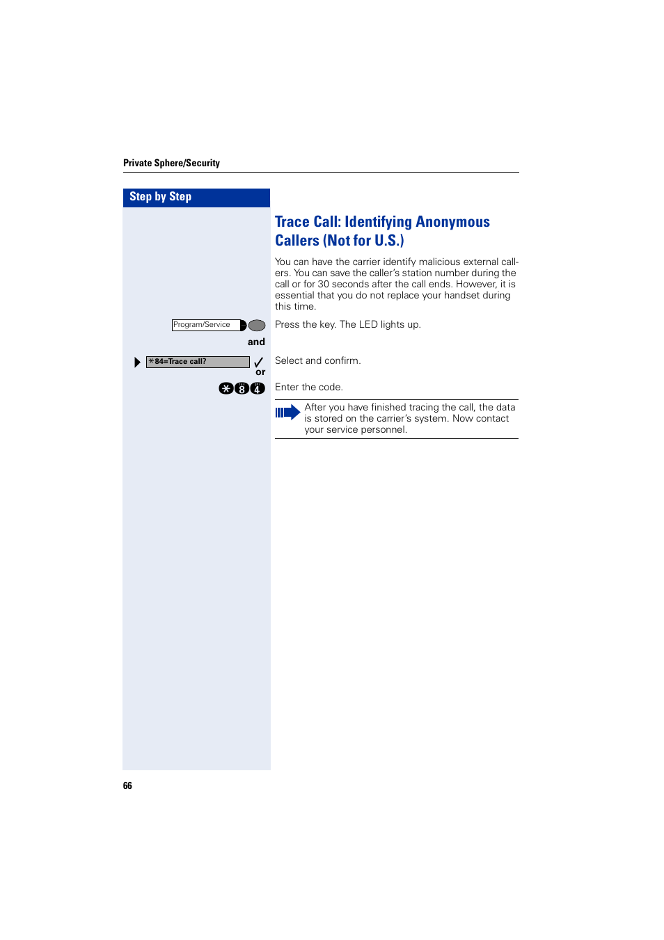 Siemens optiPoint 400 User Manual | Page 66 / 119