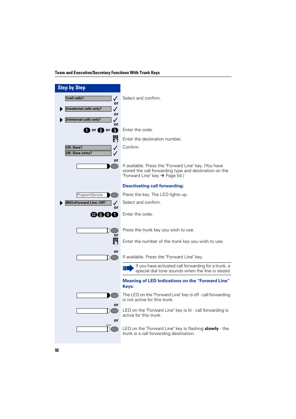 Siemens optiPoint 400 User Manual | Page 92 / 119