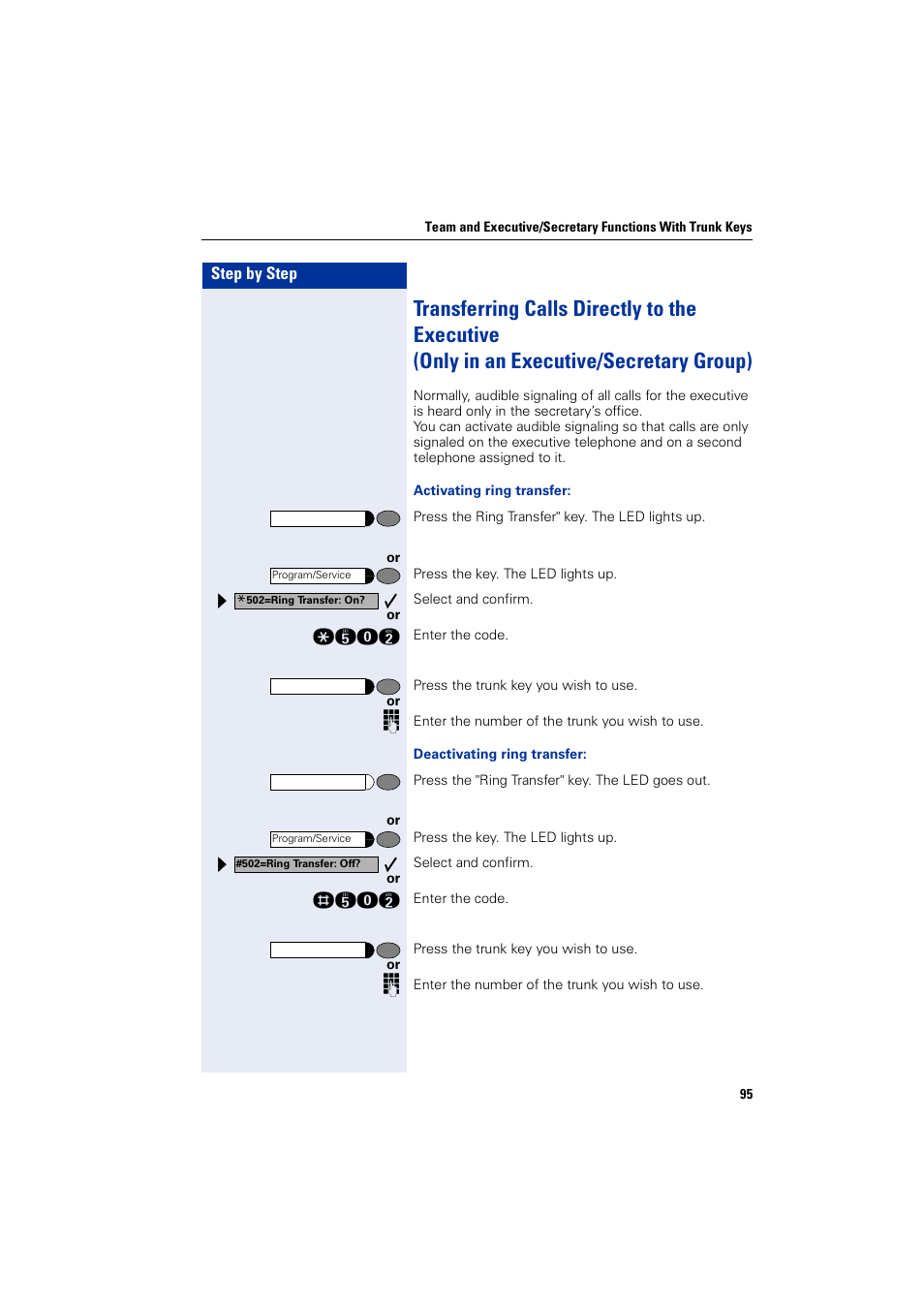 Siemens optiPoint 400 User Manual | Page 95 / 119