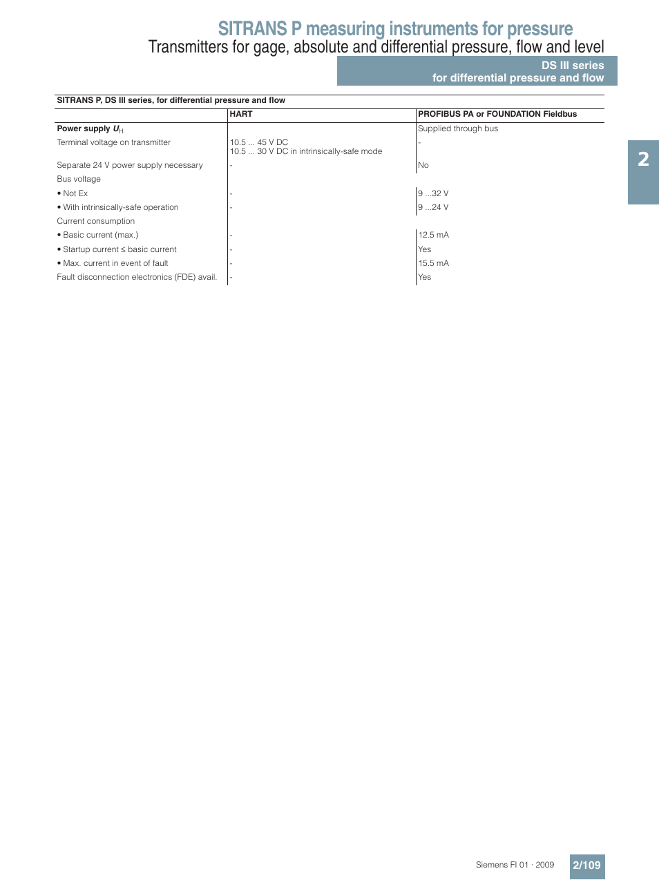 Sitrans p measuring instruments for pressure | Siemens SITRANS P User Manual | Page 109 / 234