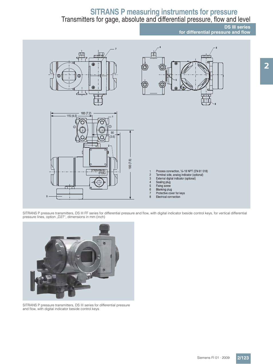 Sitrans p measuring instruments for pressure | Siemens SITRANS P User Manual | Page 123 / 234