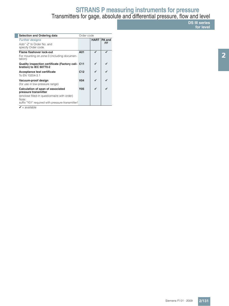 Sitrans p measuring instruments for pressure | Siemens SITRANS P User Manual | Page 131 / 234