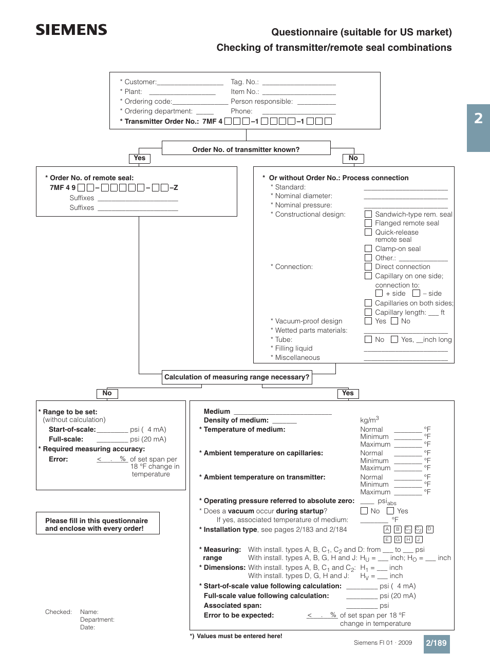 Siemens SITRANS P User Manual | Page 189 / 234