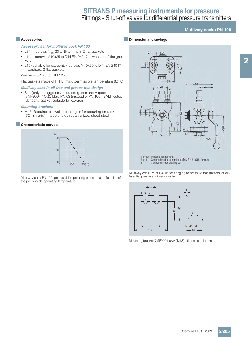 Sitrans p measuring instruments for pressure | Siemens SITRANS P User Manual | Page 205 / 234