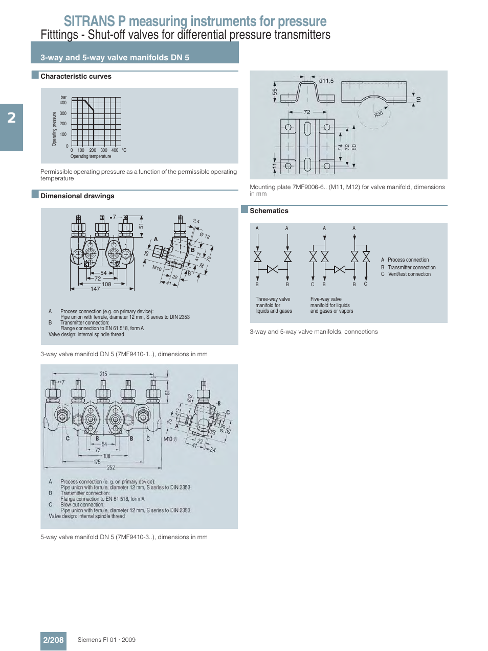 Sitrans p measuring instruments for pressure | Siemens SITRANS P User Manual | Page 208 / 234