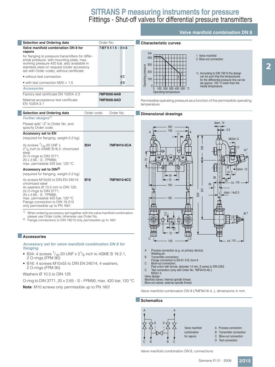 Sitrans p measuring instruments for pressure | Siemens SITRANS P User Manual | Page 215 / 234