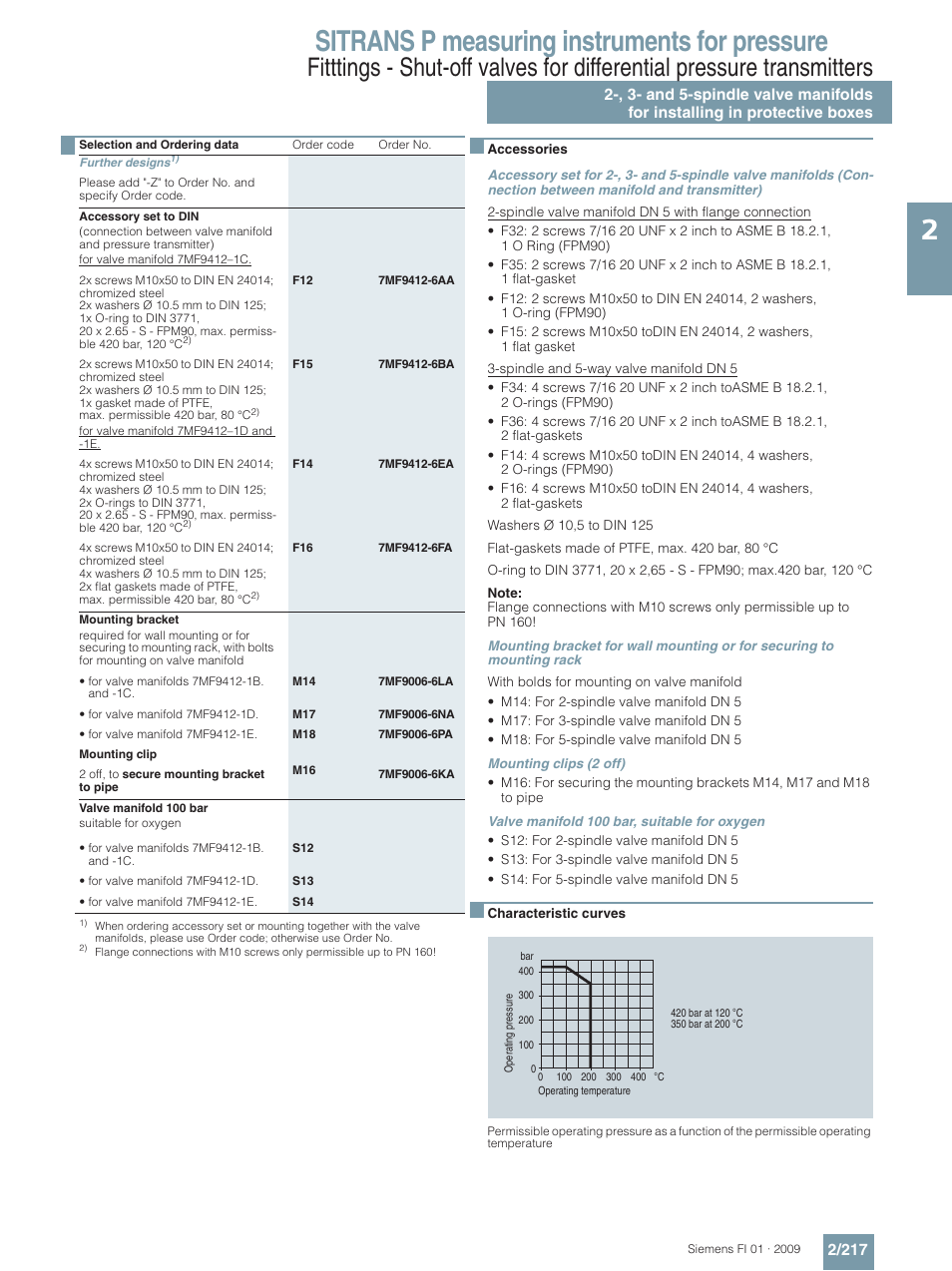 Sitrans p measuring instruments for pressure | Siemens SITRANS P User Manual | Page 217 / 234