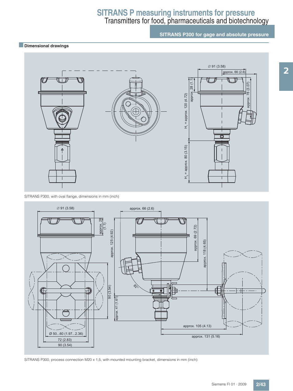 Sitrans p measuring instruments for pressure | Siemens SITRANS P User Manual | Page 43 / 234