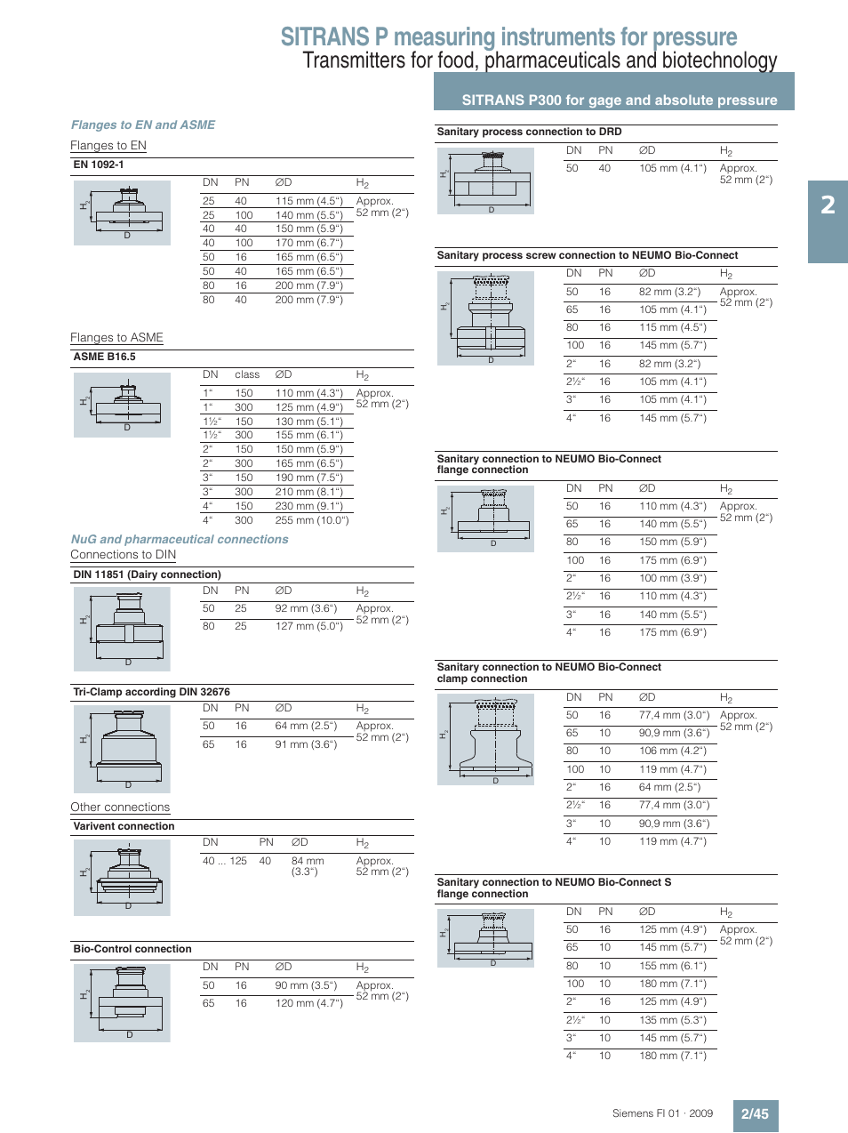 Sitrans p measuring instruments for pressure | Siemens SITRANS P User Manual | Page 45 / 234