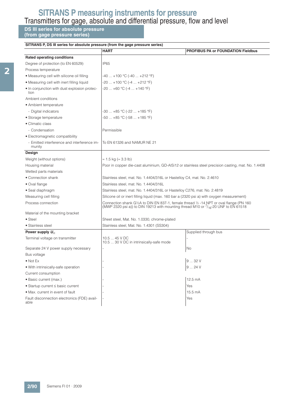 Sitrans p measuring instruments for pressure | Siemens SITRANS P User Manual | Page 90 / 234