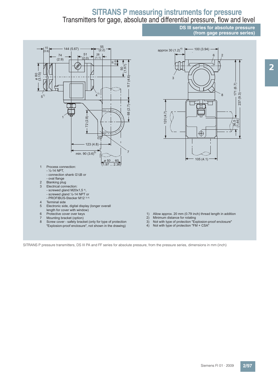 Sitrans p measuring instruments for pressure | Siemens SITRANS P User Manual | Page 97 / 234