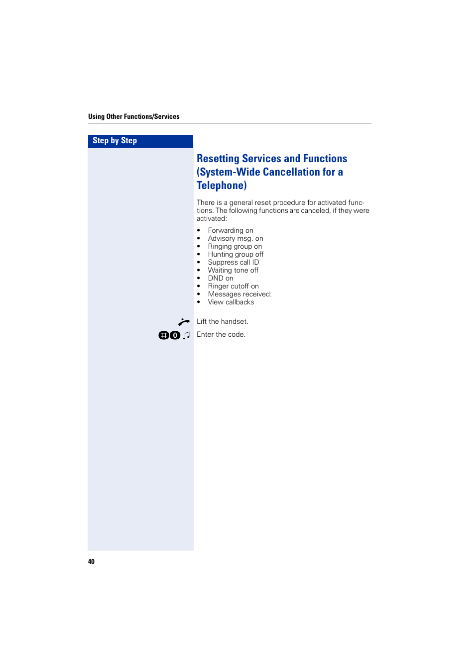 Siemens HIPATH 3000 User Manual | Page 40 / 72