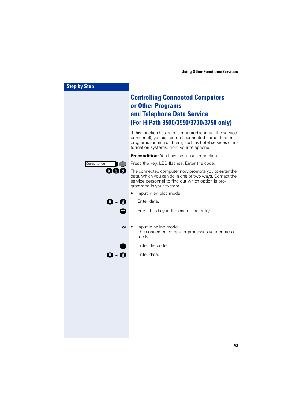 Siemens HIPATH 3000 User Manual | Page 43 / 72