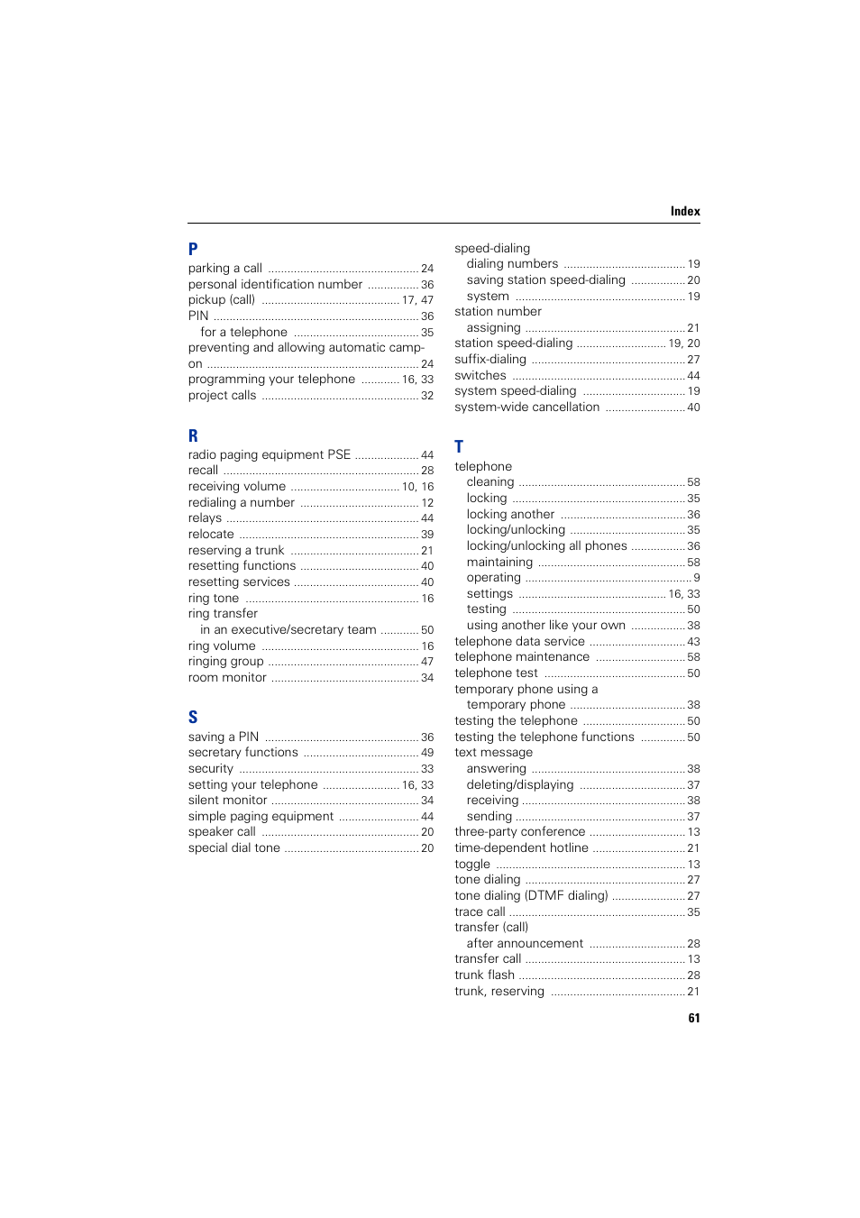 Siemens HIPATH 3000 User Manual | Page 61 / 72