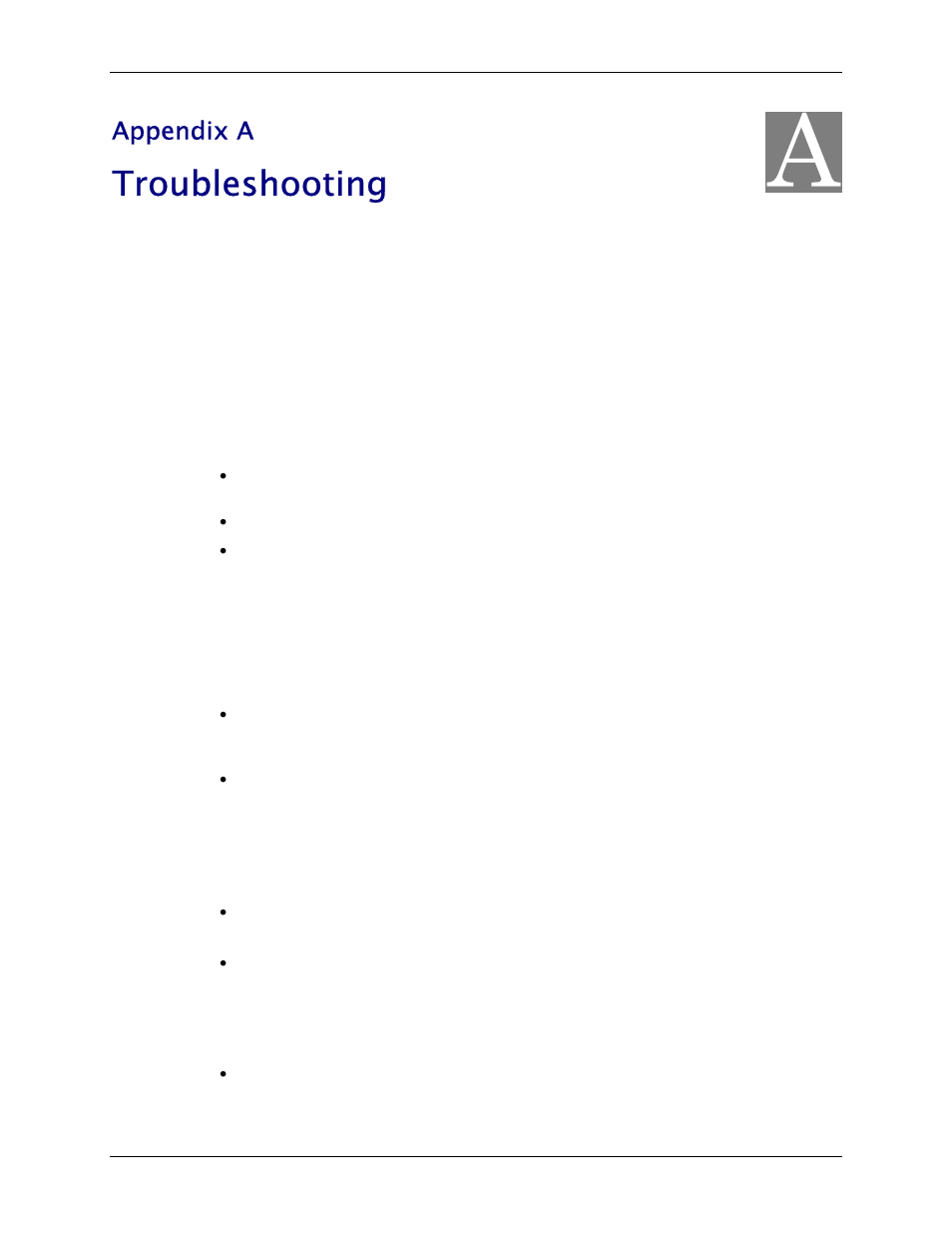 Appendix a troubleshooting, Overview, General issues | Internet access, Troubleshooting, Appendix a | Siemens SpeedStream 5450 User Manual | Page 79 / 83