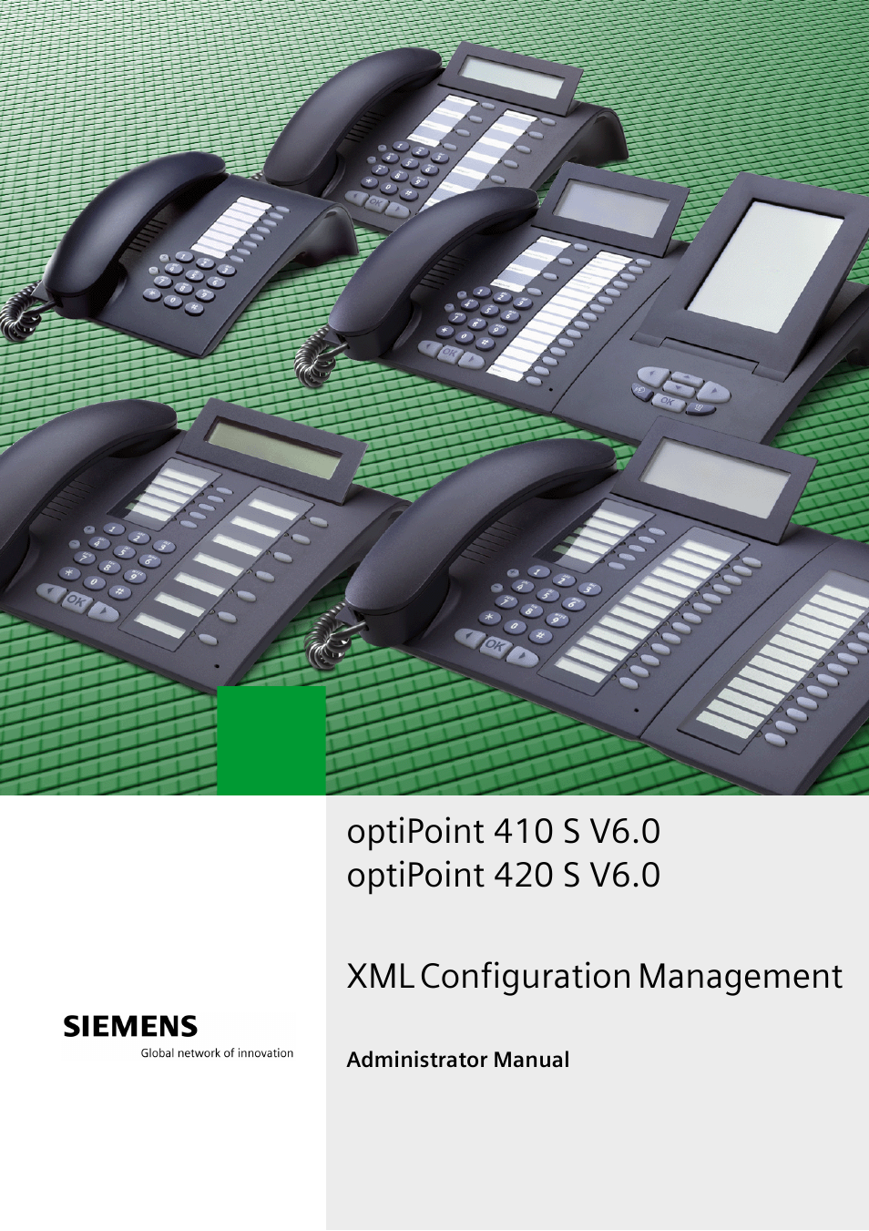 Siemens OPTIPOINT 410 S V6.0 User Manual | 154 pages