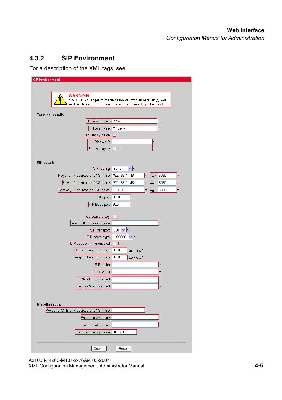 2 sip environment, 2 sip environment -5, Sip environment | Siemens OPTIPOINT 410 S V6.0 User Manual | Page 110 / 154