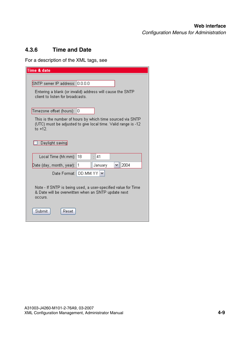 6 time and date, 6 time and date -9, Time and date | Siemens OPTIPOINT 410 S V6.0 User Manual | Page 114 / 154