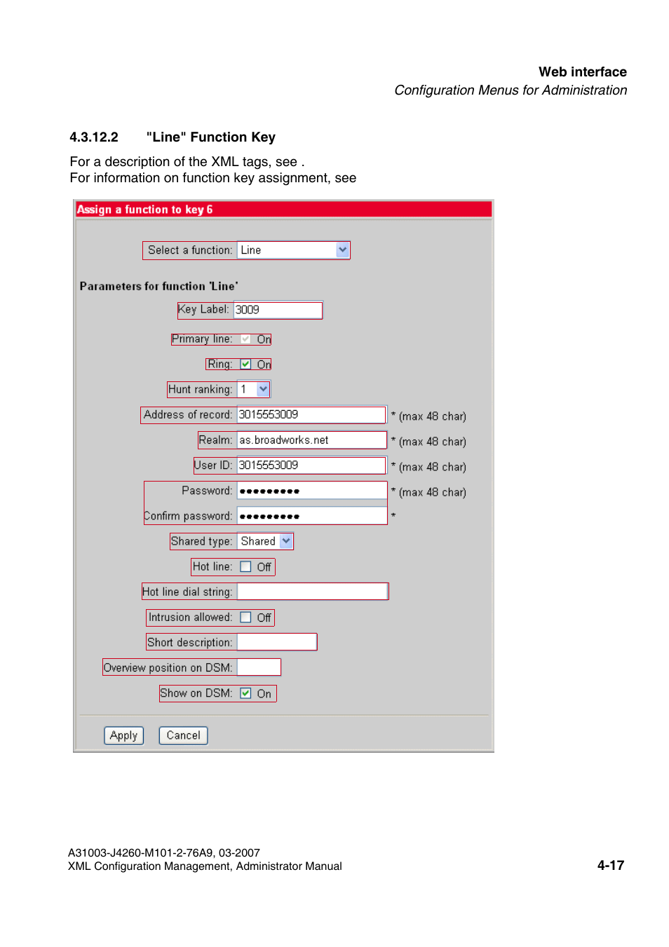 2 "line" function key, 2 "line" function key -17 | Siemens OPTIPOINT 410 S V6.0 User Manual | Page 122 / 154