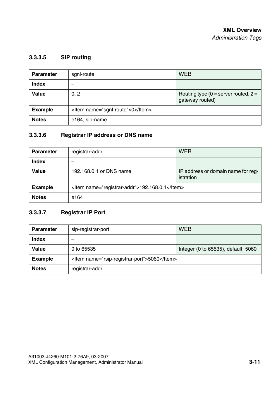 5 sip routing, 6 registrar ip address or dns name, 7 registrar ip port | Siemens OPTIPOINT 410 S V6.0 User Manual | Page 34 / 154