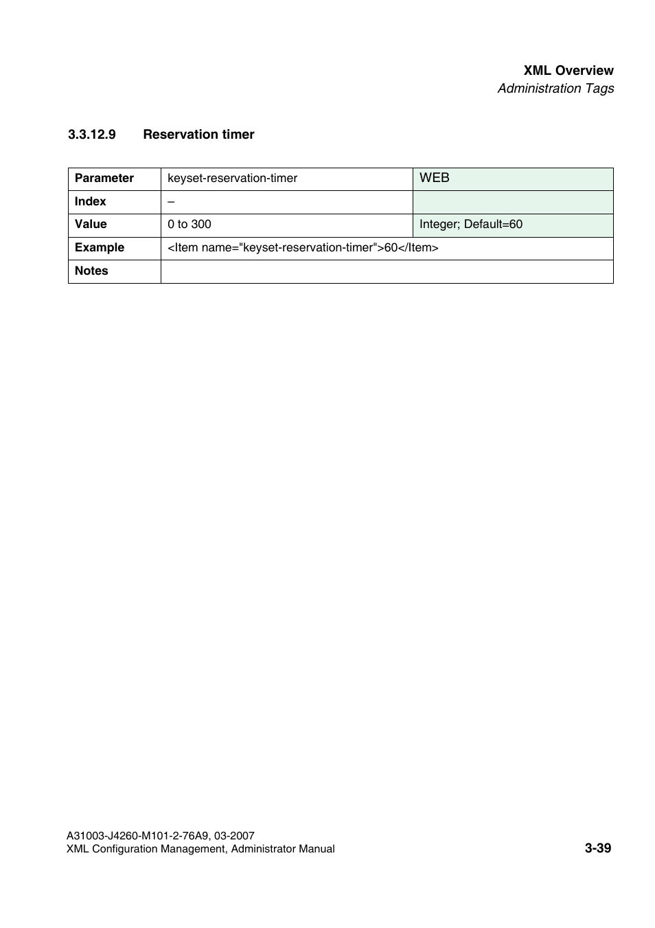 9 reservation timer, 9 reservation timer -39 | Siemens OPTIPOINT 410 S V6.0 User Manual | Page 62 / 154