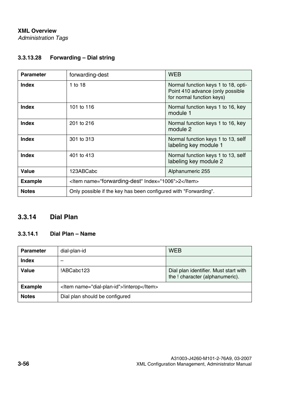 28 forwarding - dial string, 14 dial plan, 1 dial plan - name | 28 forwarding – dial string -56, 14 dial plan -56, 1 dial plan – name -56 | Siemens OPTIPOINT 410 S V6.0 User Manual | Page 79 / 154