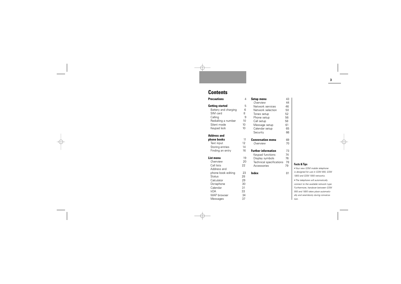 Siemens S42 User Manual | Page 3 / 44