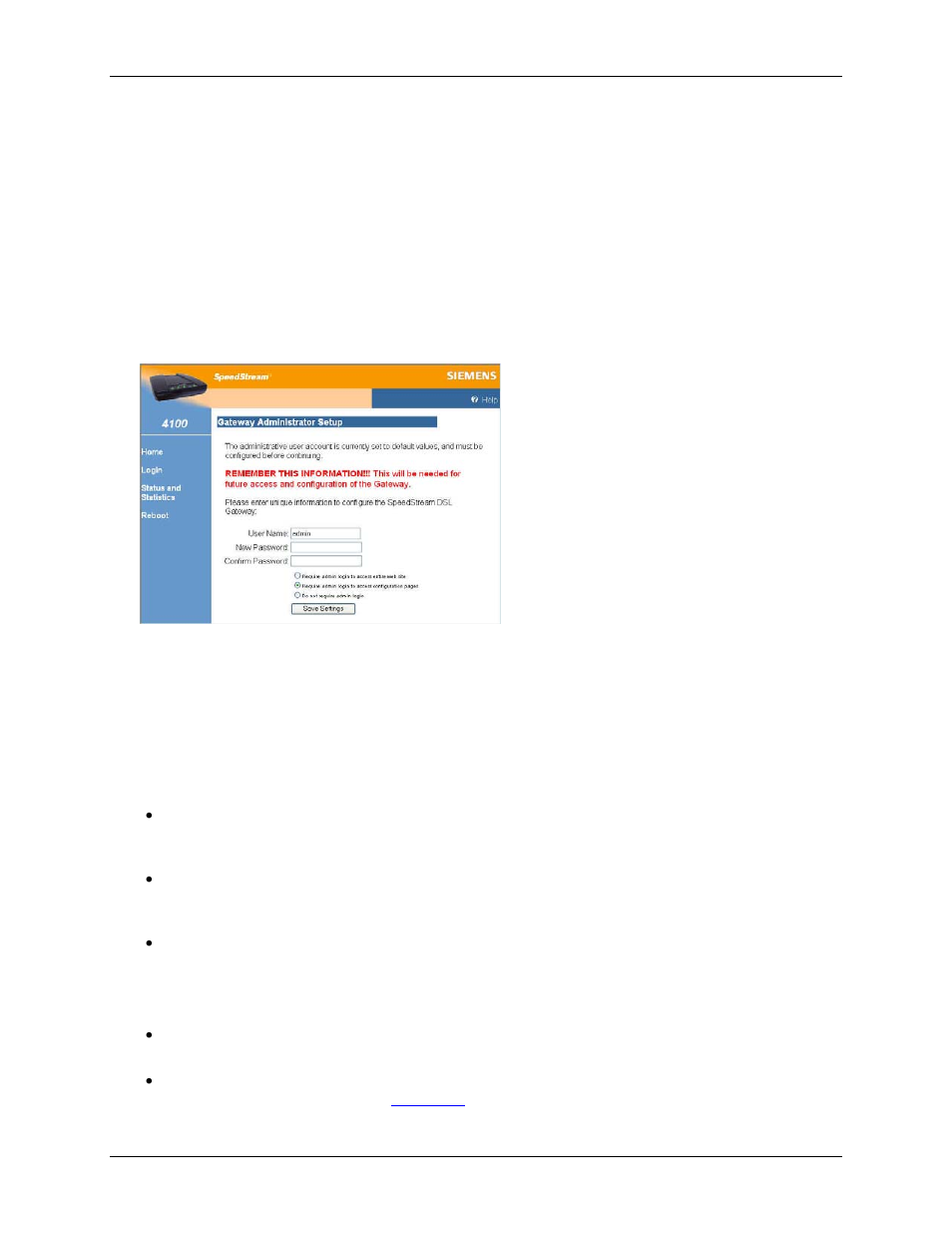 Connecting to the router | Siemens 4100 Series User Manual | Page 20 / 85