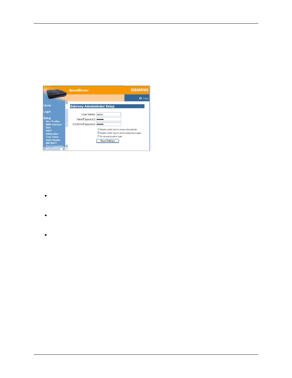 Admin user | Siemens 4100 Series User Manual | Page 42 / 85