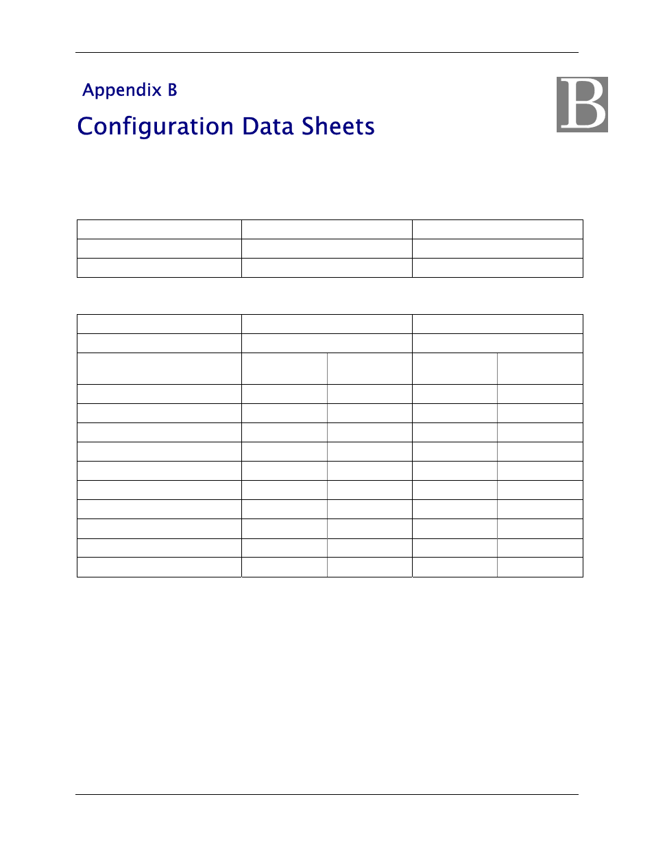 Configuration data sheets, Administrative user setup, Attack detection system | Appendix b | Siemens 4100 Series User Manual | Page 70 / 85