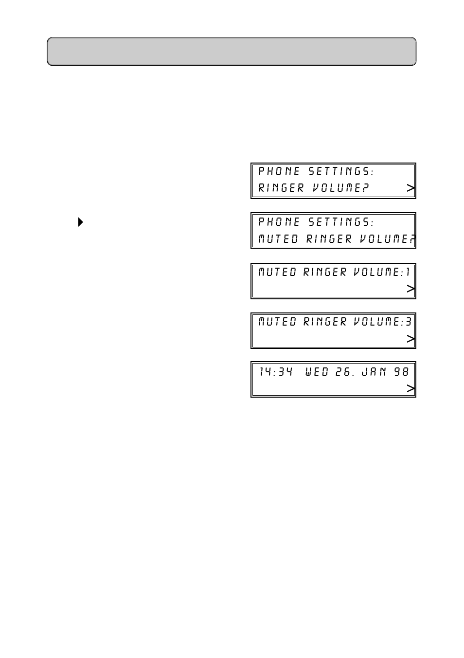 Set muted ringer | Siemens Gigaset 150 User Manual | Page 26 / 32