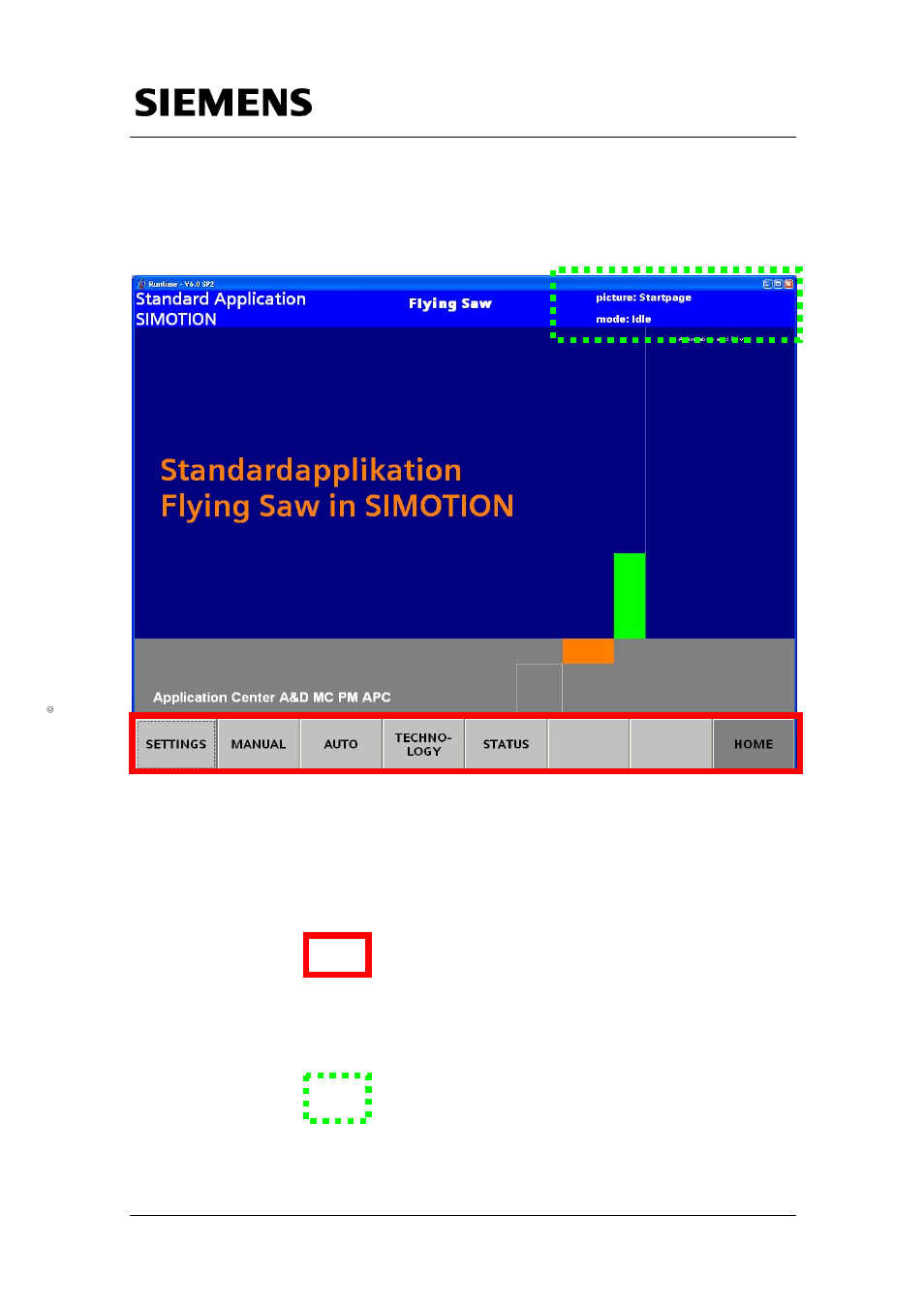 The welcome screen is displayed | Siemens Simotion A4027118-A0414 User Manual | Page 49 / 107