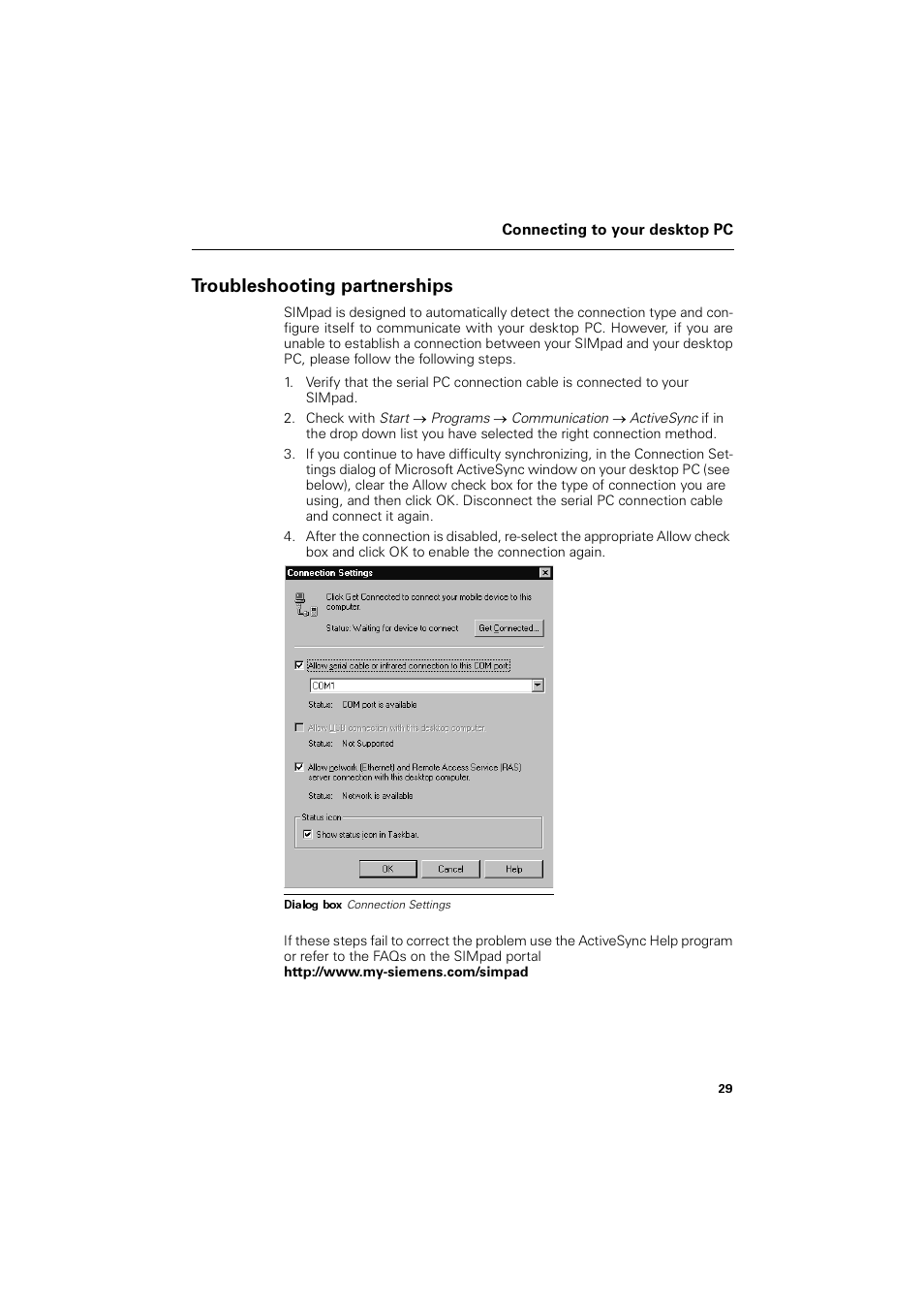 Troubleshooting partnerships, 7urxeohvkrrwlqj sduwqhuvklsv | Siemens SL4 User Manual | Page 29 / 104