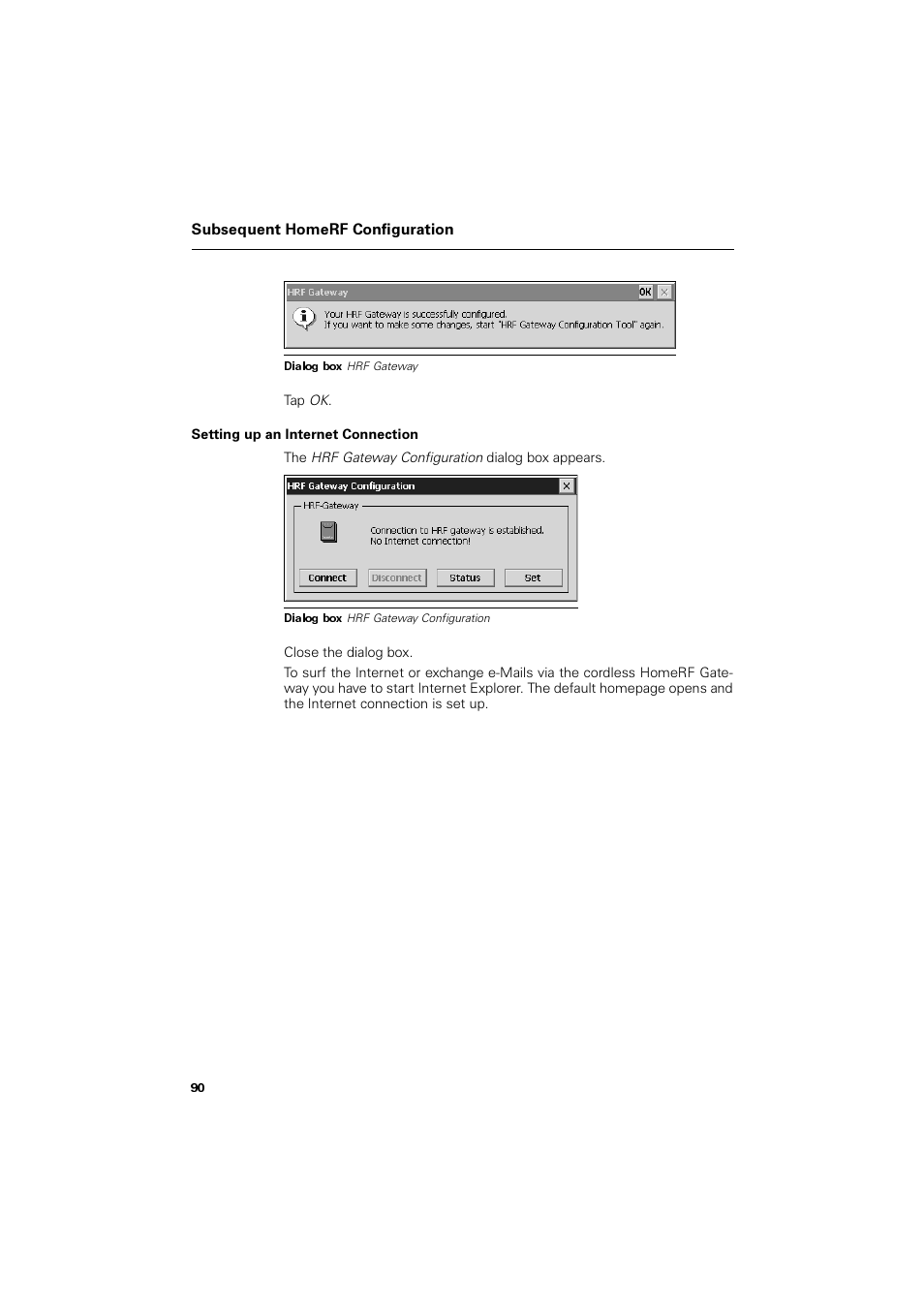 Setting up an internet connection | Siemens SL4 User Manual | Page 90 / 104