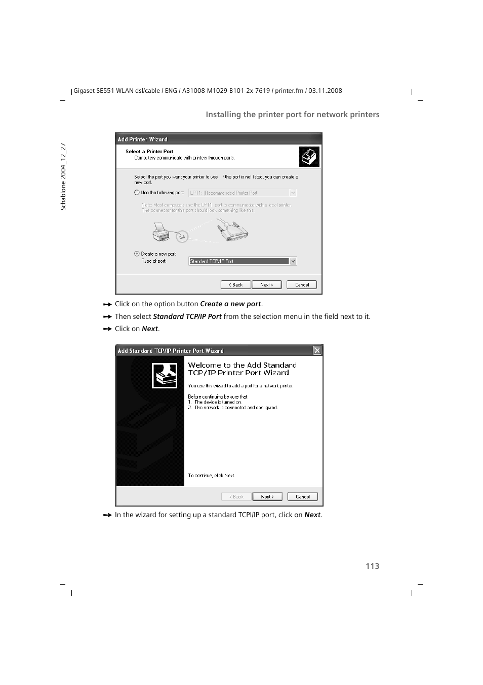 Siemens Simens Gigaset WLAN dsl/cable SE551 User Manual | Page 113 / 148