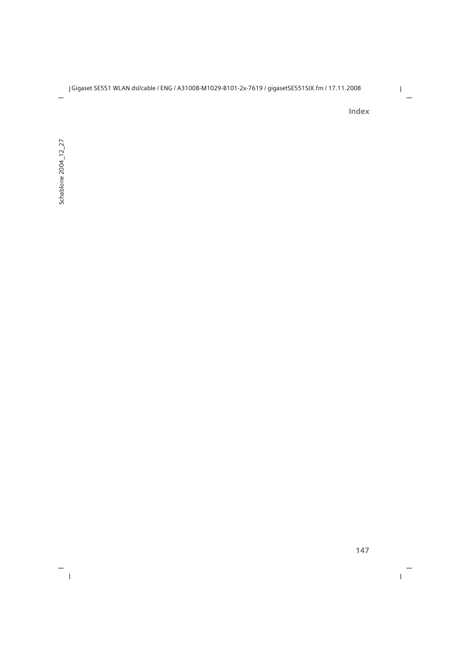 Siemens Simens Gigaset WLAN dsl/cable SE551 User Manual | Page 147 / 148